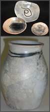 Two Saggar Pieces